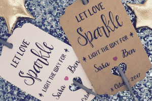 Enhance The Comfort Level With Personalised Sparkler Tags